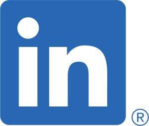 LinkedIn logo (blue)